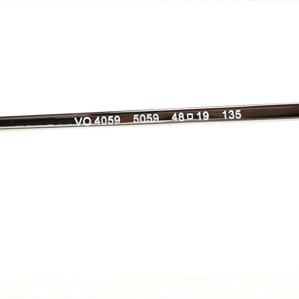 Vogue Eyeglasses Frames VO4059 5059 Blue Silver Round Full Wire Rim 48-19-135